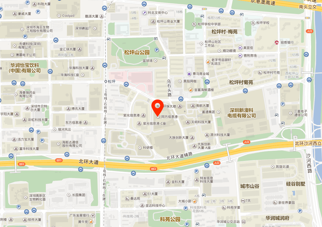 同方科兴科学园（同方信息港）地图位置